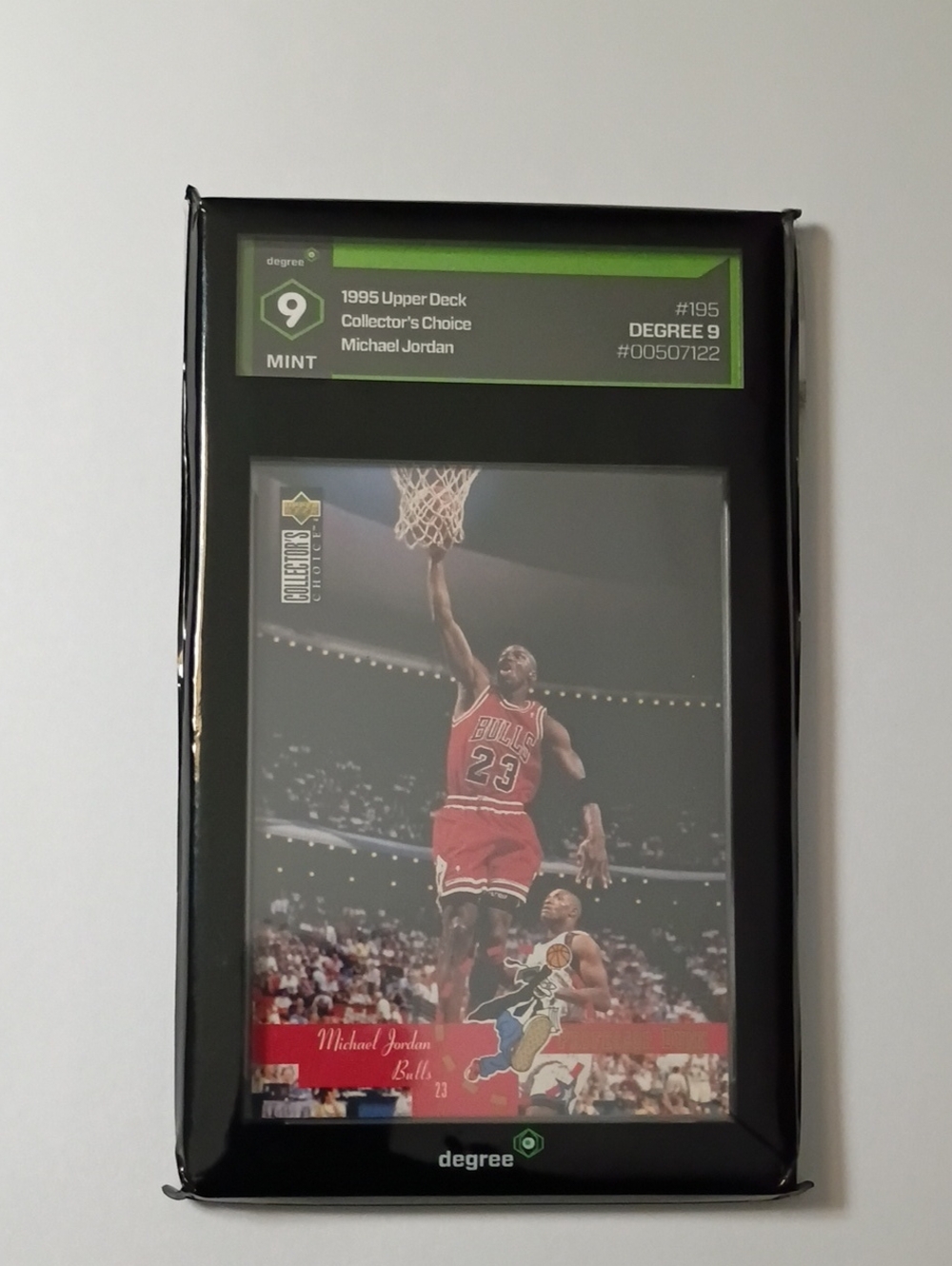 Michael Jordan 1995 Upper Deck Collector's Choice Basketball Card - Red